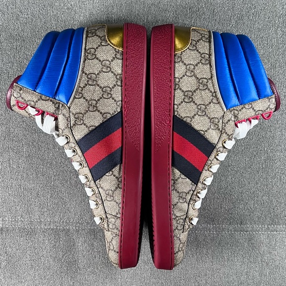 🍟GUCCI ACE GG SUPREME HIGHTOP SNEAKER🍟 - Picture 4 of 10